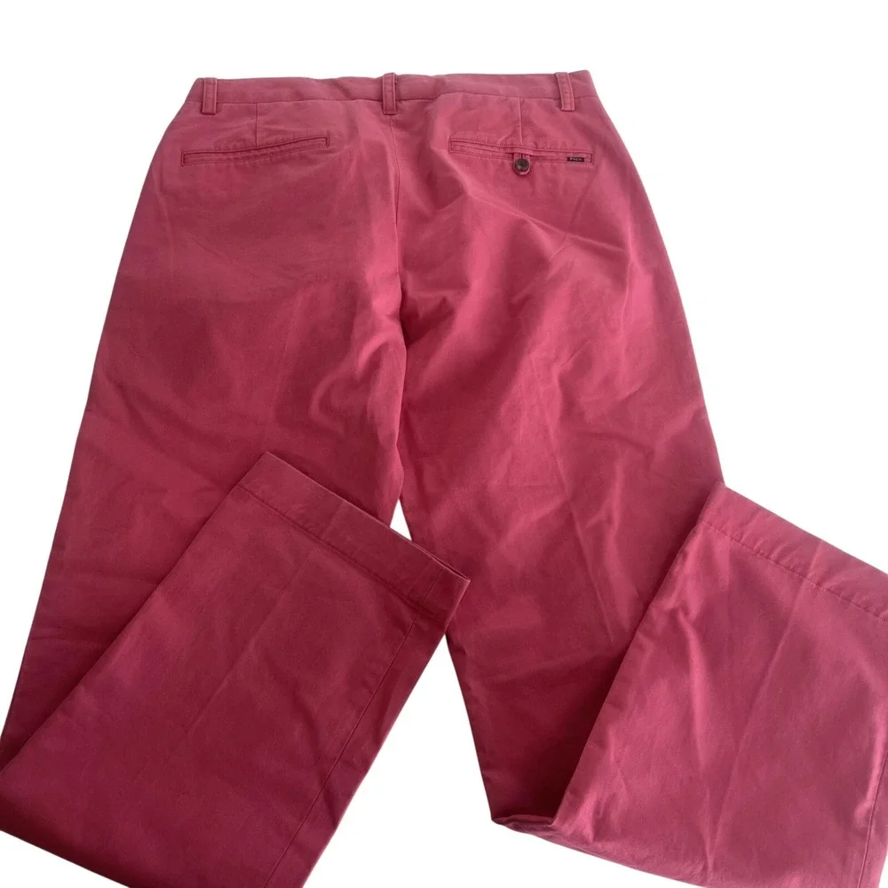 NWT Polo Ralph‎ Lauren Pants 32x32 Red Coral Stretch Suffield Classic Fit Chino